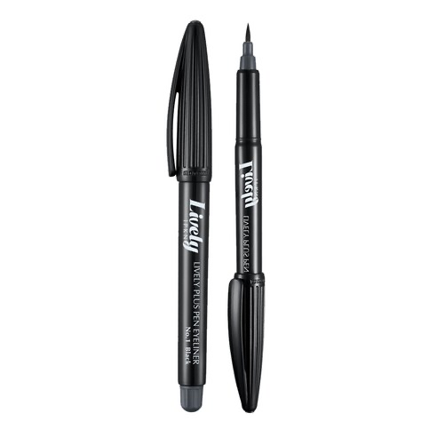 Liveily Plus Pen Eyeliner, 0.65g, Black, 1pack