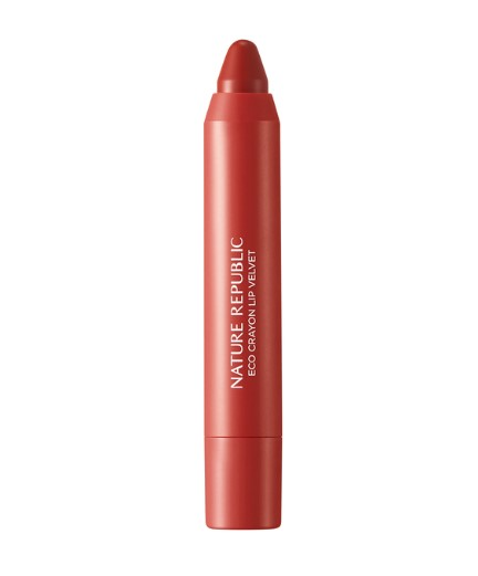Eco Crayon Lip Velvet, 04 Chili Red, 1pack
