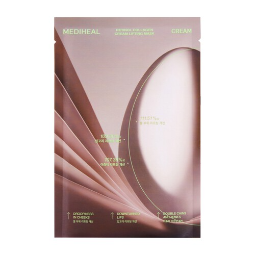 Retinol Collagen Cream Lifting Mask, 10ea, 1pack