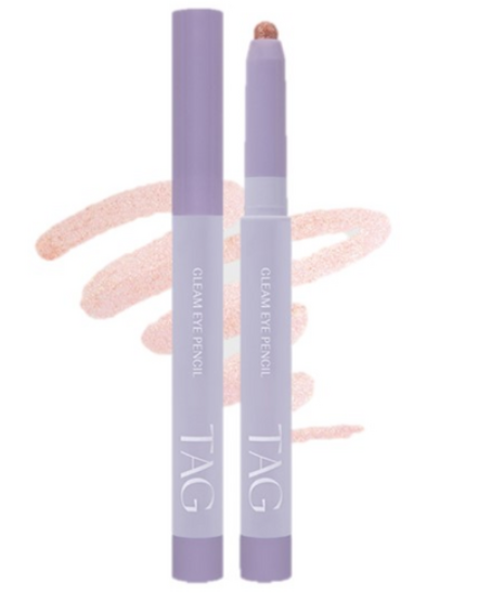 Gleam Eye Pencil, 0.9g, G02 Coral Spangle, 1pack