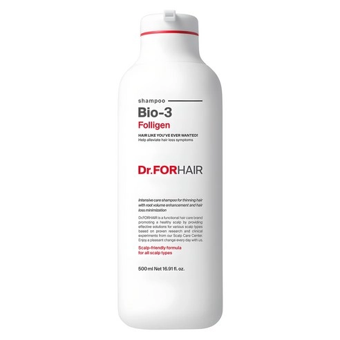 Folligen Bio-3 Shampoo, 500ml, 1pack