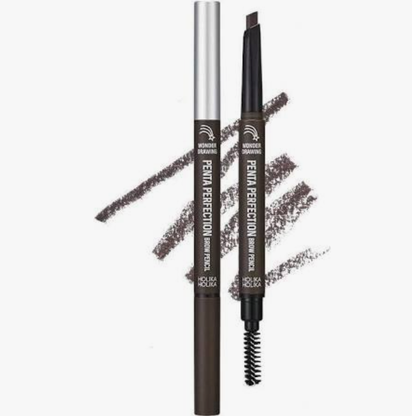 Penta Perfection Brow Pencil, 0.3g, 01 Dark Brown, 1pack