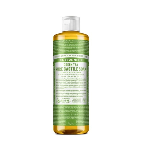 Green Tea Pure Castile Soap, 475ml, 1pack