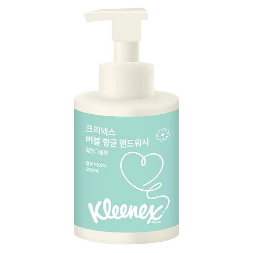 Bubble Bubble Hand Wash [Healing Green], 500ml, 1pack