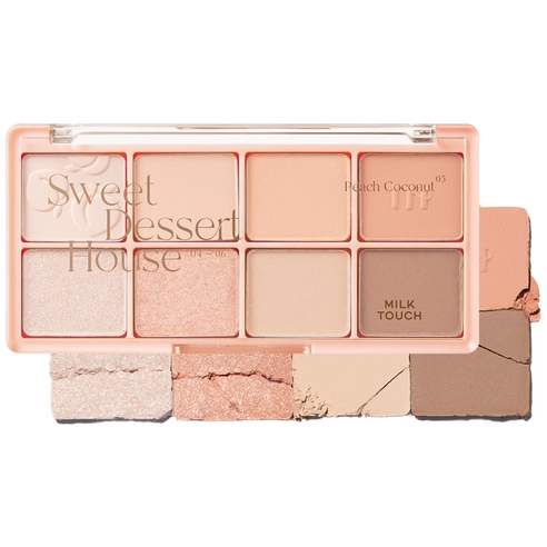 Be My Sweet Dessert House Palette, 14g, 05 Peach Coconut, 1pack