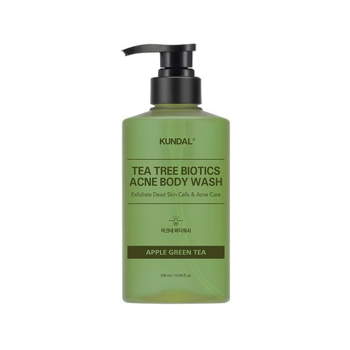 Tea Tree Biotics Acne Body Wash [Apple Green Tea], 500ml, 1pack