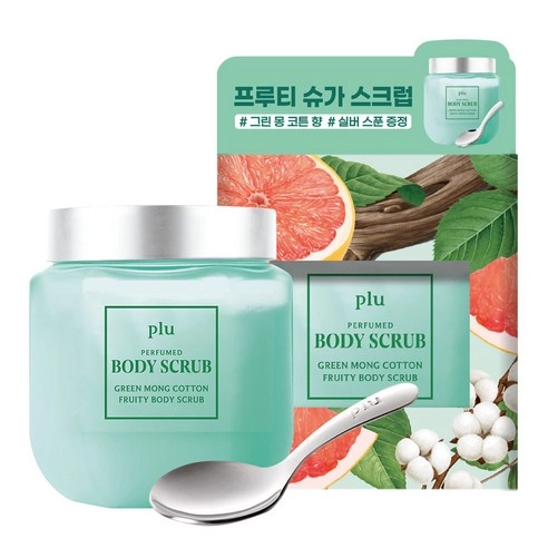 Perfumed Fruity Body Scrub Green Mohn Cotton, 500g, 1pack