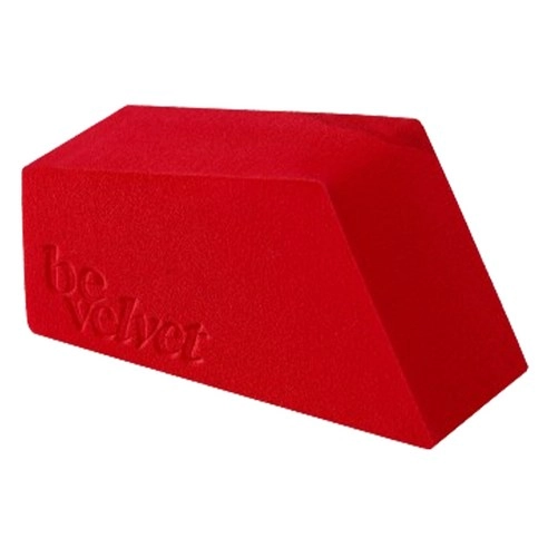 Non-Velvet Fitting Sponge, Red, 1pack