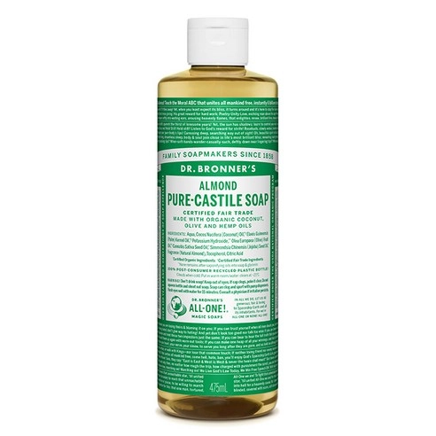 Almond Pure Castile Soap, 475ml, 1pack