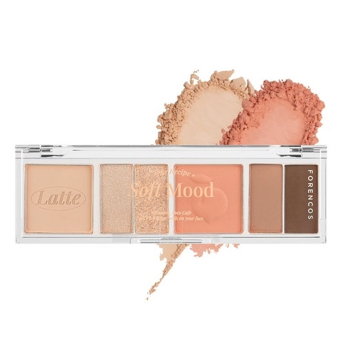 Soft Mood Eye Palette, 6.1g, 01 Peach Latte, 1pack