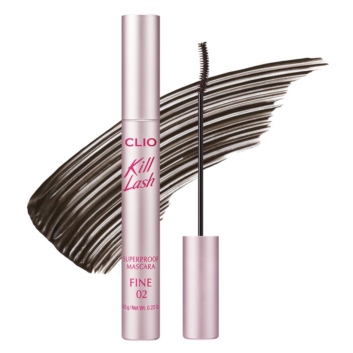 Kill Lash Superproof Mascara Fine, 6.5g, 02 Mousse Brown, 1pack