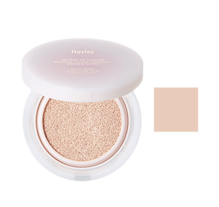 Secret of Sahara Essence Cover Cushion Unseen Layer [SPF23/PA++], 12g, 01 Desert Peach, 1pack