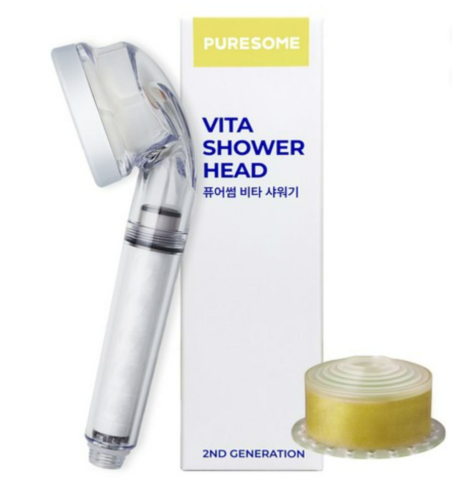 Vita Puresome Shower Head, Minty Citrus, 1pack