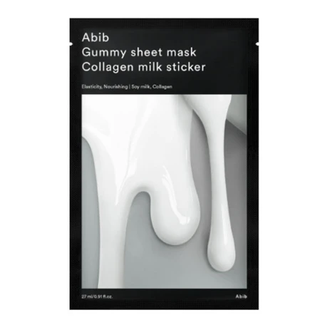 Gummy Sheet Mask Collagen Milk Sticker, 10ea, 1pack