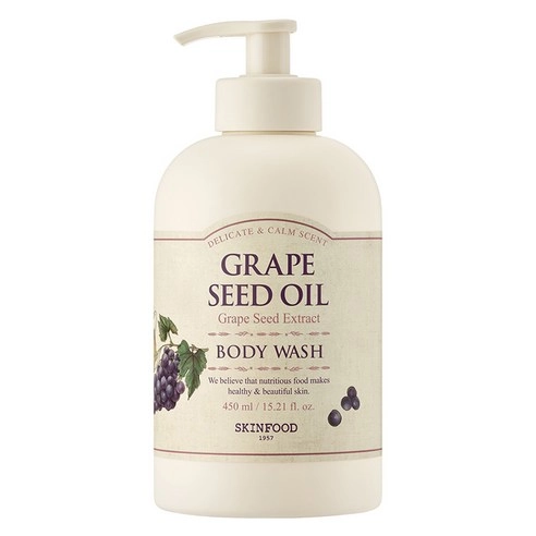 Grape Seed Oil Body Wash, 450ml, 1pack