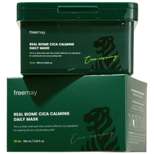 Real Biome Cica Calming Daily Mask, 30ea, 1pack