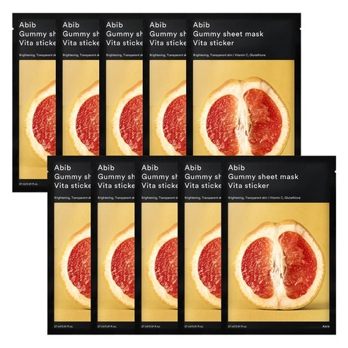 Gummy Sheet Mask Vita Sticker, 10ea