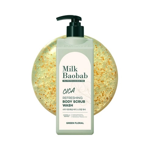 Cica Refreshing Body Scrub Wash, 500ml, 1pack