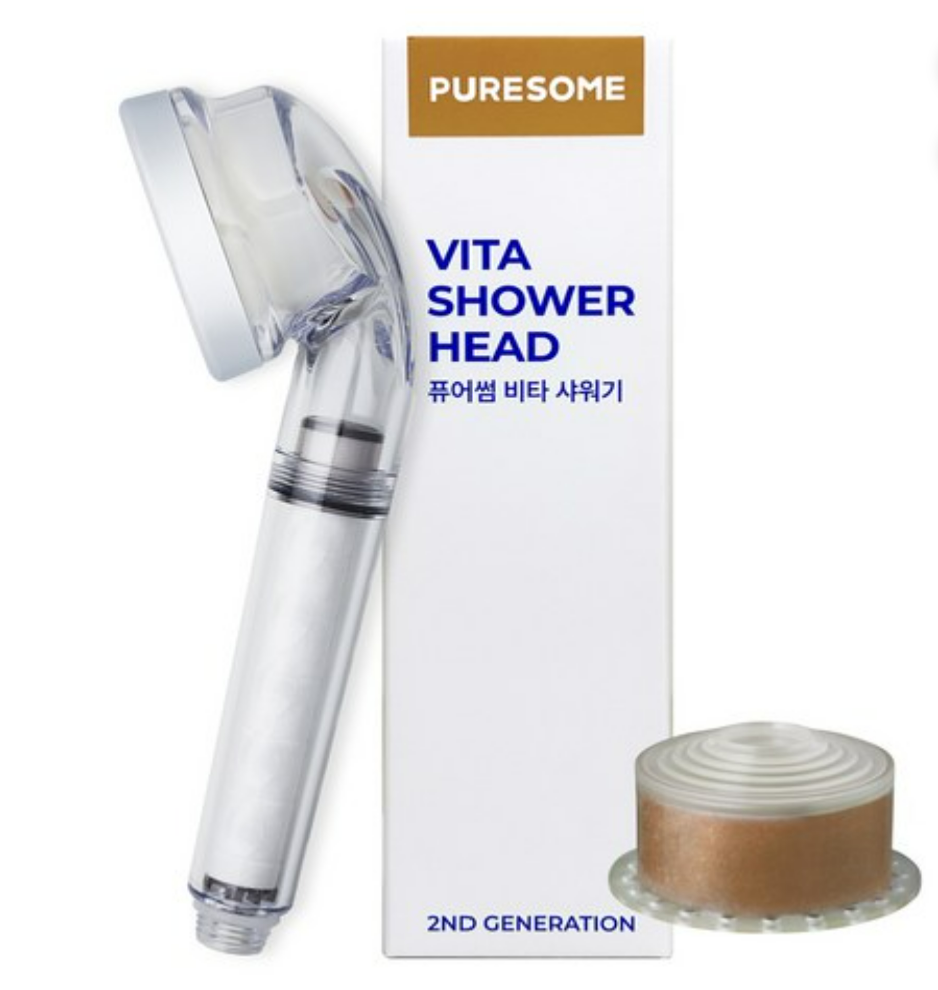 Vita Puresome Shower Head, Sandalwood, 1pack
