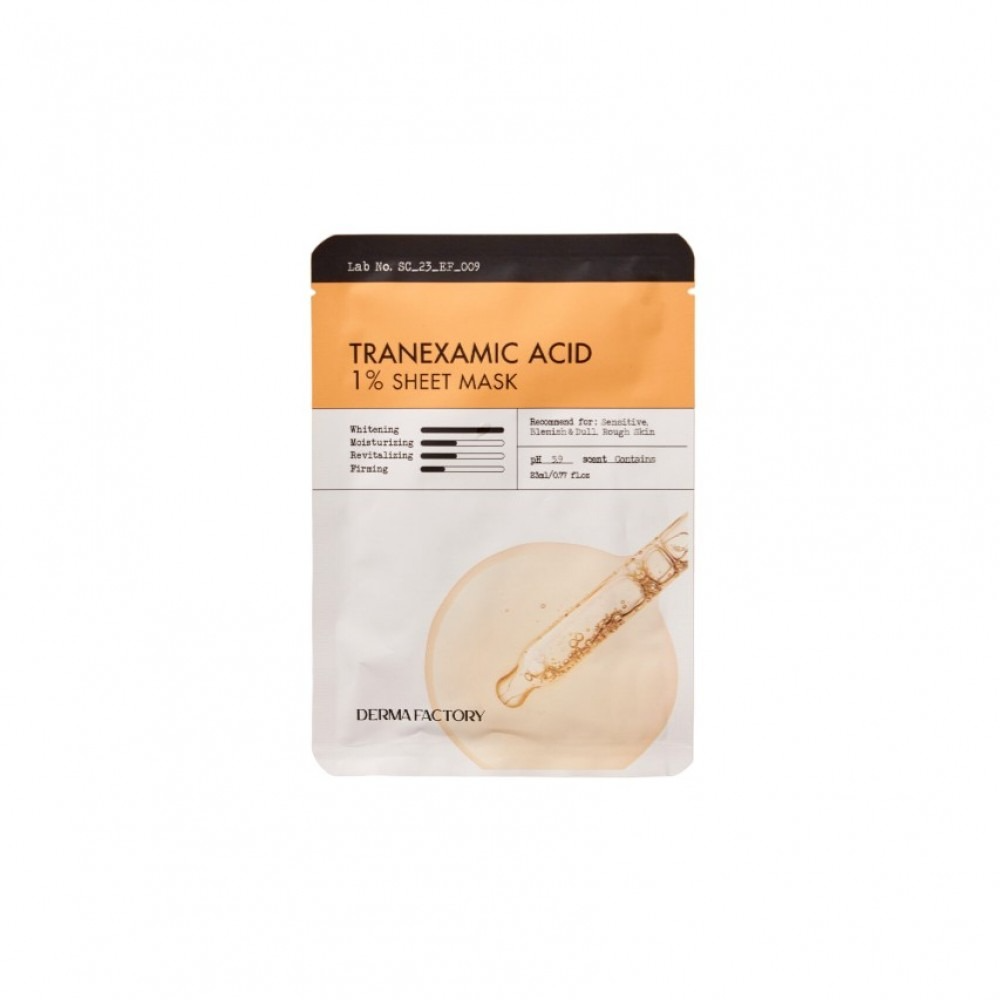 Tranexamic Acid 1% Sheet Mask, 5ea, 1pack