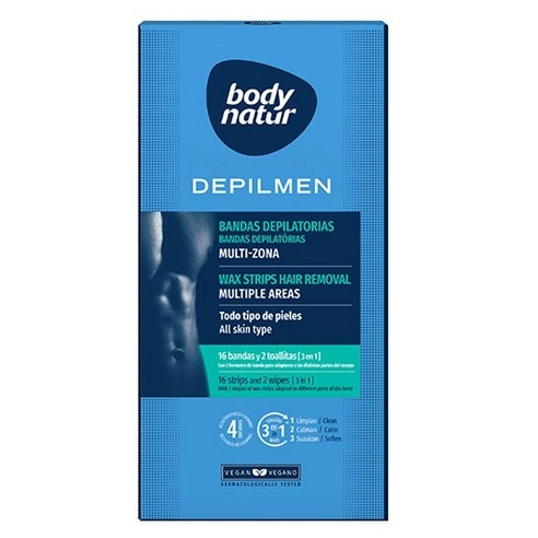 Wax Strip Man, 16ea, 1pack