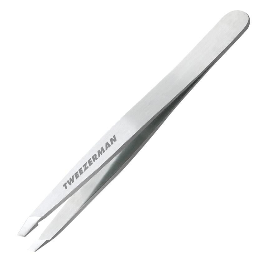 Slant Tweezer, 1ea, Silver, 1pack