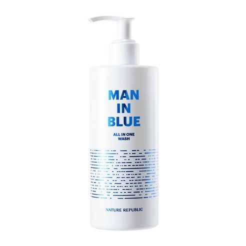 Man in Blue All-In-One Wash, 350ml, 1pack