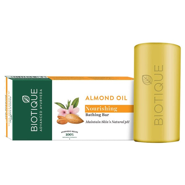 Almond Oil Nourishing Bathing Bar, 150g, 1pack