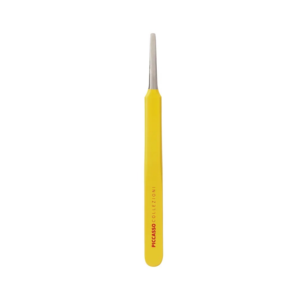 Collezioni Round Tip Tweezer, 1ea, Yellow, 1pack